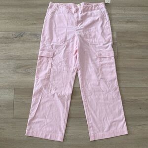 Universal Thread Cotton Spandex PINK High-Rise Cargo Pants Women's 16 NEW‎